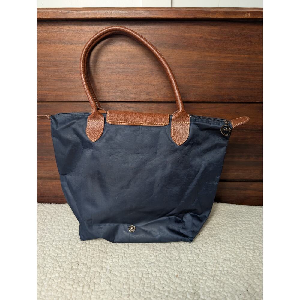 Longchamp Le Pliage Navy Tote - Picture 2 of 7